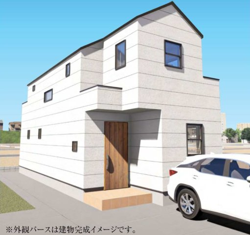 【横浜市保土ケ谷区神戸町118新築戸建て】★仲介手数料無料★（保土ケ谷小学校・岩崎中学校）の外観パース