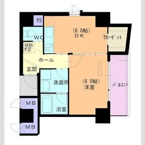 キャナルコートの間取り