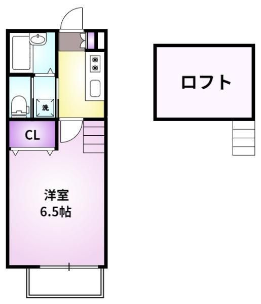 Aレガート久留米大学前の間取り