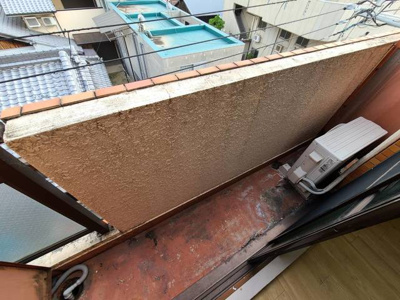 【バルコニー】 | サンライト上新庄 | 洗濯物を干せます