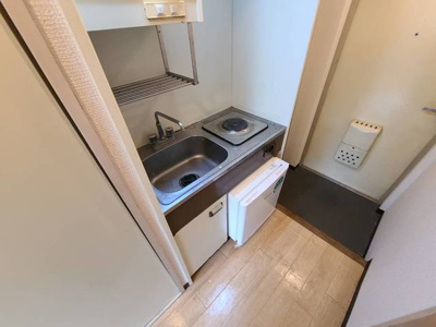 【キッチン】 | サンライト上新庄 | キッチンもあるのですぐ生活できますね