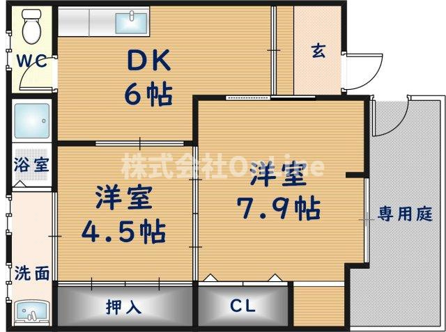 【間取り】 | 相生町1丁目平屋