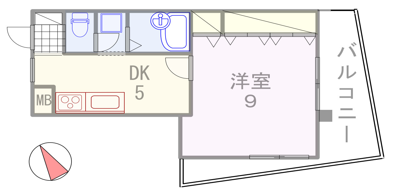 プラザ・Ｙの間取り