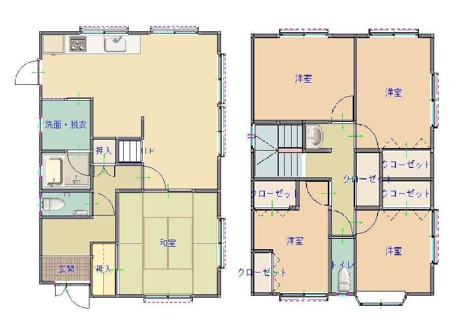 和歌山市栄谷・ｵｰﾅｰﾁｪﾝｼﾞ中古戸建・72216