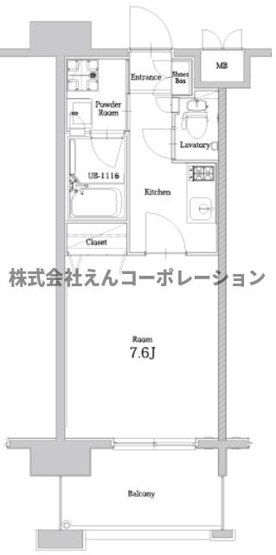 【間取り】 | エンクレスト大博通りAPEX