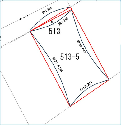 【区画図】 | 中城村泊 (７５．２９坪)