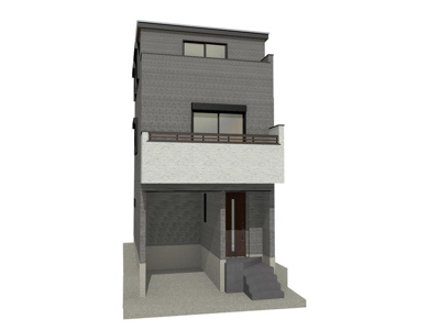 【外観パース】 | 高野蓼原町　分譲地【全2区画】