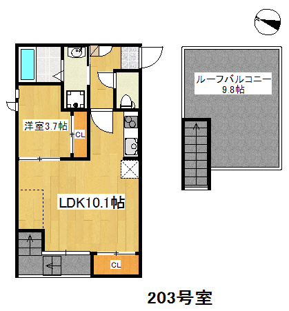 【間取り】 | Grandtic Giglio 西新　★プライスホームなら仲介手数料0円です★