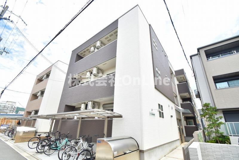 フジパレス河内花園Ⅲ番館の外観