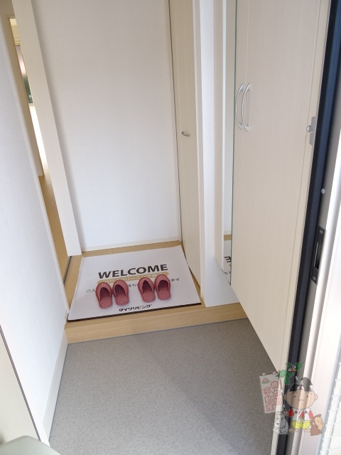 ブラウニーハウスの玄関