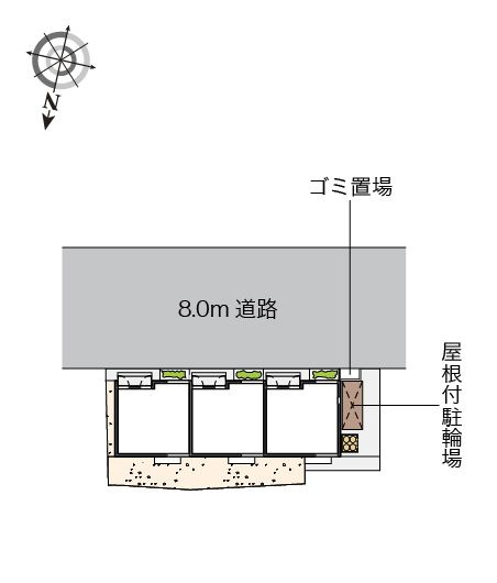 レオネクストミツワの区画図