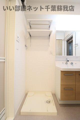 マーヴェラス末広　Ⅲの洗面所|室内洗濯機置き場