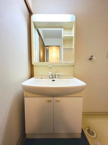 熊本市中央区水前寺１丁目の賃貸マンションの独立洗面台