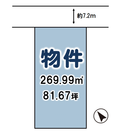 下野市薬師寺の土地図|区画図