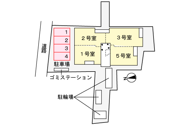 オルテンシアの区画図