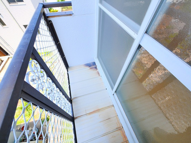 ラブリーハイツのバルコニー