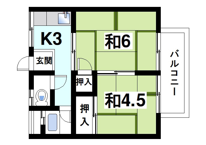 鳩マンションの間取り|広々とした間取りで至福の一時はいかがですか