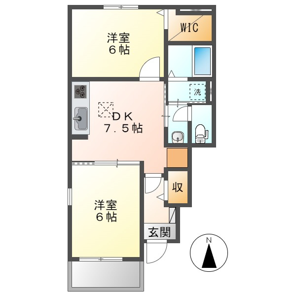 エトワールの間取り