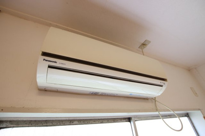 【設備】 | 堺市東区日置荘原寺町522-1アパート | エアコン