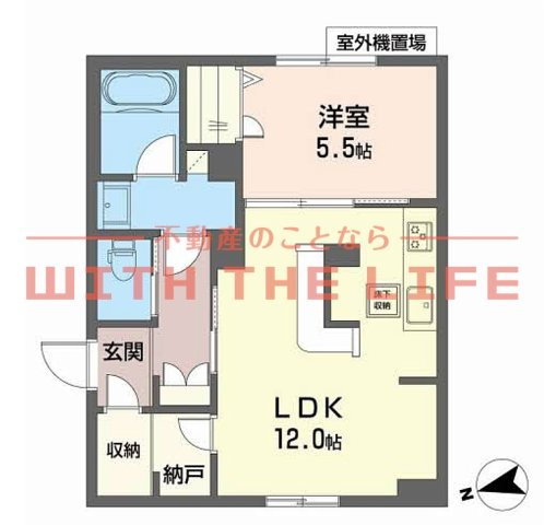 モンレーヴ本町【キャッシュバック対象】の間取り