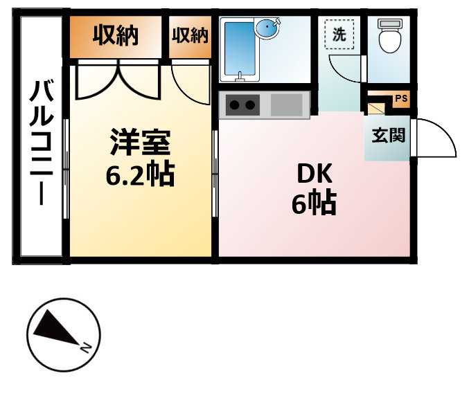 イーストガーデンの間取り