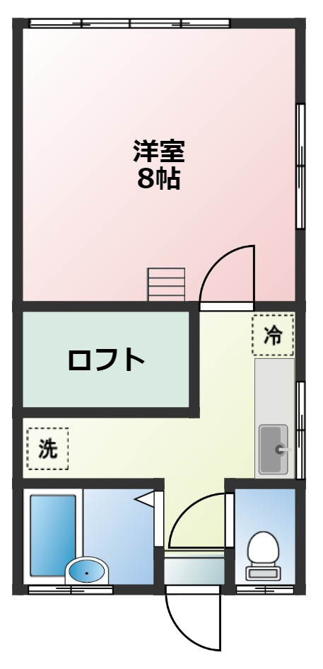 フラワーメイト　アネックスの間取り