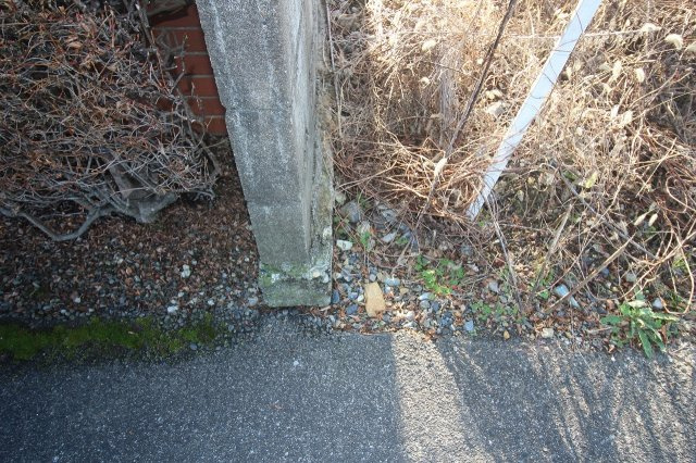 栃木市薗部町2丁目の外観|東側境界