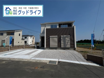 【前面道路含む現地写真】 | 深谷市武蔵野 　GRAFARE 　新築住宅　全21棟