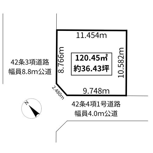 越谷市下間久里売地