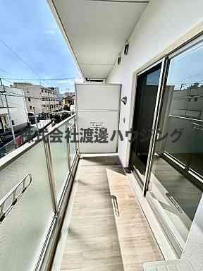 カルム西野のバルコニー