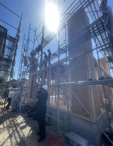 福間南 HACOGAIの外観|(構造・工法・仕様)【RAP工法】ライトアングルパネルを取り付けることで、強固で素早い施工を可能にした、次世代工法です。