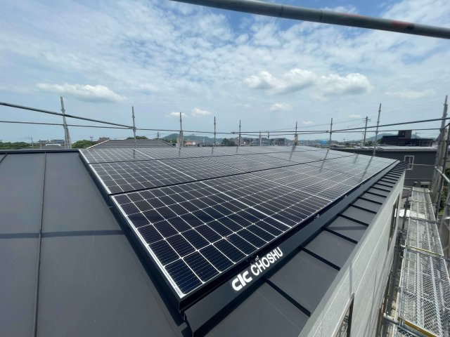 福間南 HACOGAIの外観|(発電・温水設備)太陽光パネルで電気代削減！これからの価格高騰に備えます。 