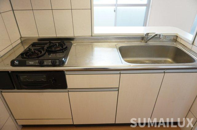 熊本市北区武蔵ケ丘８丁目の賃貸マンションのキッチン