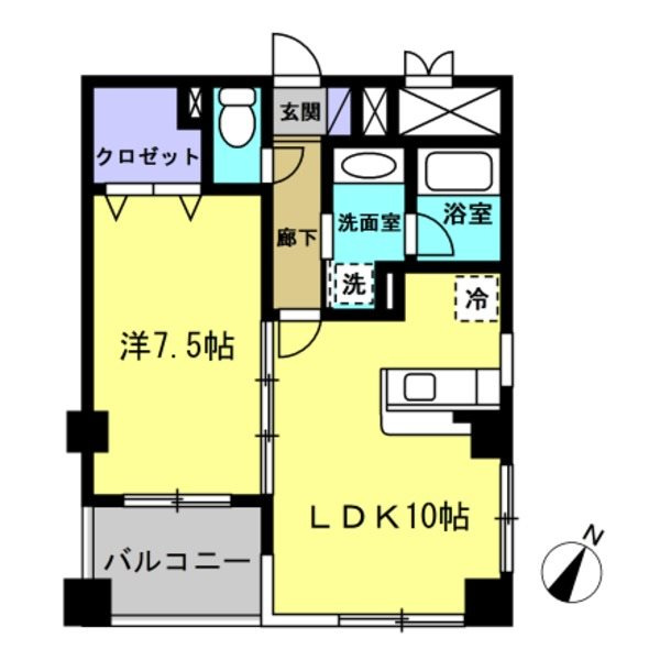 ☆１LDK間取り図☆
