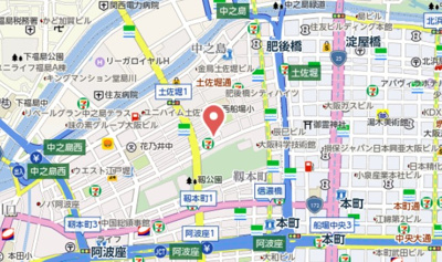 【地図】 | リビオレゾン靭公園