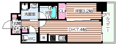 【間取り】 | リビオレゾン靭公園
