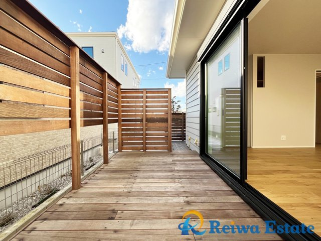 未入居戸建　茅ヶ崎市甘沼のバルコニー