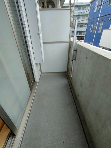 エクレール白糸台のバルコニー