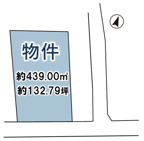 栃木市吹上町の土地図|区画図