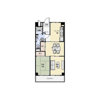 【間取り】 | 北野田大発マンションB棟