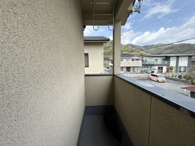 書写戸建のバルコニー
