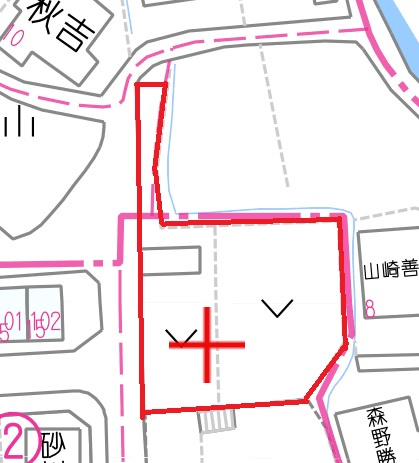 宮野下　売土地④の土地図