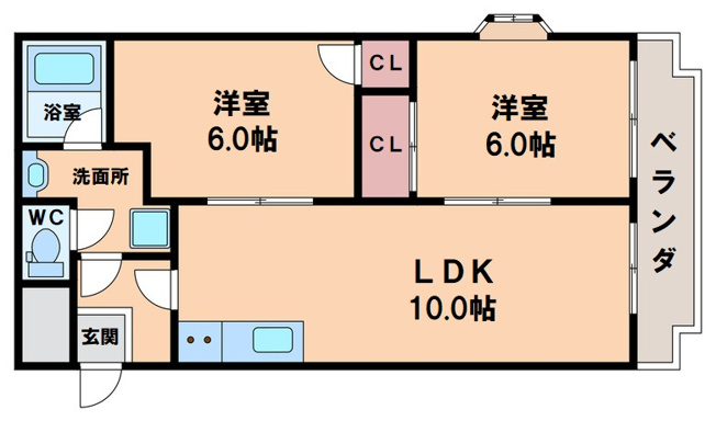 【間取り】 | ハイツヒルトンパートⅡ
