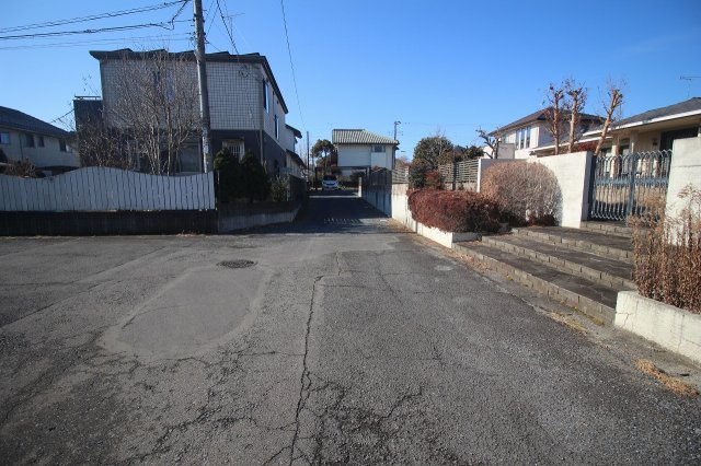 壬生町壬生丁の前面道路含む現地写真|南側道路