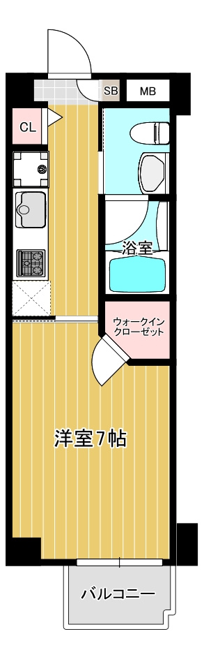 イーストアベニューの間取り