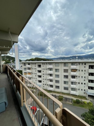 笹の台団地7棟の展望|笹の台団地7棟（2LDK）南側バルコニー