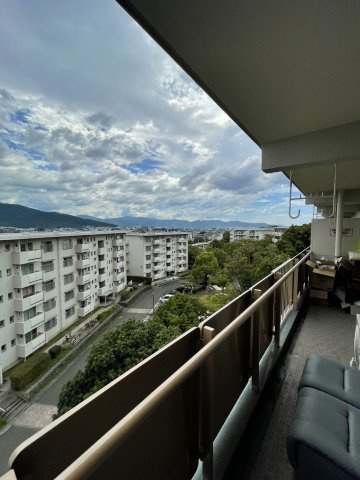 笹の台団地7棟の展望|笹の台団地7棟（2LDK）南側バルコニー