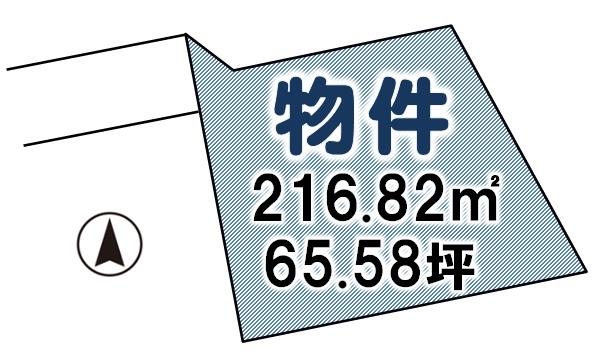 栃木市大平町牛久の土地図|区画図