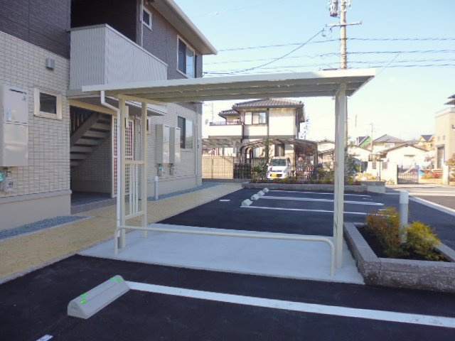 倉敷市神田３丁目のアパートのその他共用部分|駐輪場