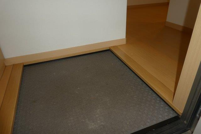 小田郡矢掛町矢掛のアパートの玄関